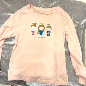 Galleries Lafayette long sleeve tee from Paris